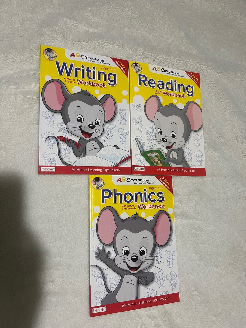 New ABCmouse workbooks (Set of 3)